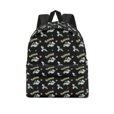 Pokemon Drampa School Backpack Multicolor Schoolbag Rucksack - Drampa Character Series Art