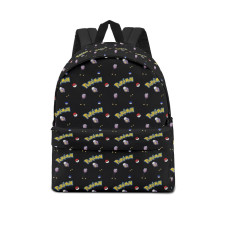 Pokemon Drifloon School Backpack Multicolor Schoolbag Rucksack - Drifloon Character Series Art
