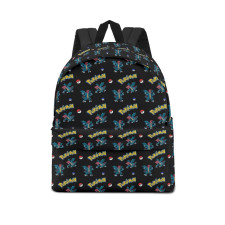 Pokemon Druddigon School Backpack Multicolor Schoolbag Rucksack - Druddigon Character Series Art