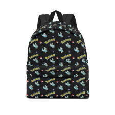 Pokemon Ducklett School Backpack Multicolor Schoolbag Rucksack - Ducklett Character Series Art