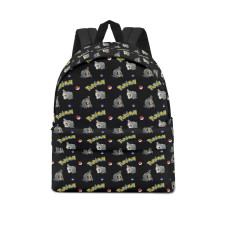 Pokemon Duskull School Backpack Multicolor Schoolbag Rucksack - Duskull Character Series Art