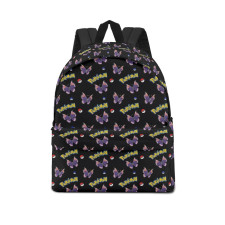 Pokemon Vivillon School Backpack Multicolor Schoolbag Rucksack - Elegant Vivillon Character Series Art