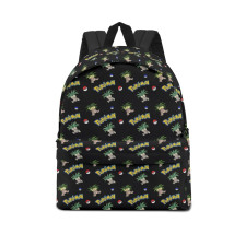 Pokemon Exeggutor School Backpack Multicolor Schoolbag Rucksack - Exeggutor Character Series Art