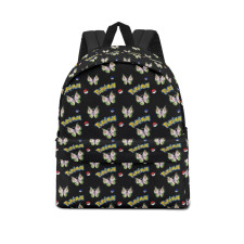 Pokemon Vivillon School Backpack Multicolor Schoolbag Rucksack - Fancy Vivillon Character Series Art