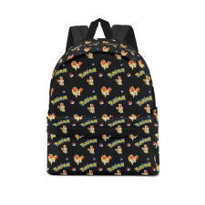 Pokemon Fennekin School Backpack Multicolor Schoolbag Rucksack - Fennekin Character Series Art