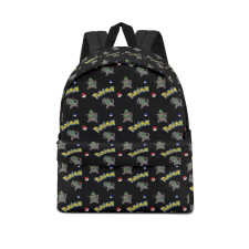 Pokemon Fraxure School Backpack Multicolor Schoolbag Rucksack - Fraxure Character Series Art