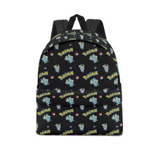 Pokemon Froakie School Backpack Multicolor Schoolbag Rucksack - Froakie Character Series Art