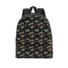 Pokemon Rillaboom School Backpack Multicolor Schoolbag Rucksack - Gigantamax Rillaboom Character Series Art
