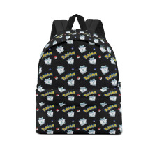 Pokemon Darumaka School Backpack Multicolor Schoolbag Rucksack - Galarian Darumaka Character Series Art