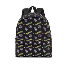 Pokemon Gastly School Backpack Multicolor Schoolbag Rucksack - Gastly Character Series Art