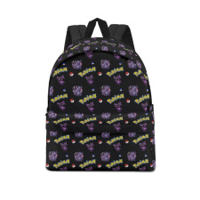 Pokemon School Backpack Multicolor Schoolbag Rucksack - Gastly Haunter Gengar Evolution Cartoon Art Series