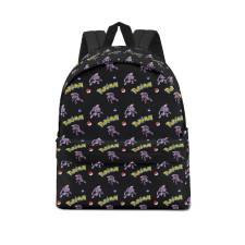 Pokemon Genesect School Backpack Multicolor Schoolbag Rucksack - Genesect Character Series Art