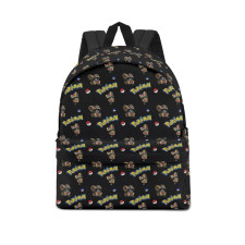 Pokemon Gimmighoul School Backpack Multicolor Schoolbag Rucksack - Chest Form Gimmighoul Character Series Art