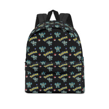 Pokemon Golett School Backpack Multicolor Schoolbag Rucksack - Golett Character Series Art
