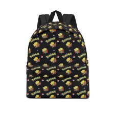 Pokemon Gossifleur School Backpack Multicolor Schoolbag Rucksack - Gossifleur Character Series Art