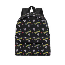 Pokemon Gothita School Backpack Multicolor Schoolbag Rucksack - Gothita Character Series Art