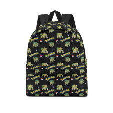 Pokemon Grotle School Backpack Multicolor Schoolbag Rucksack - Grotle Character Series Art