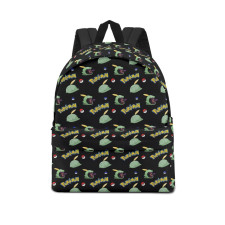 Pokemon Gulpin School Backpack Multicolor Schoolbag Rucksack - Gulpin Character Series Art