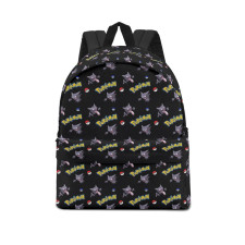 Pokemon Haunter School Backpack Multicolor Schoolbag Rucksack - Haunter Character Series Art