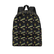 Pokemon Haxorus School Backpack Multicolor Schoolbag Rucksack - Haxorus Character Series Art