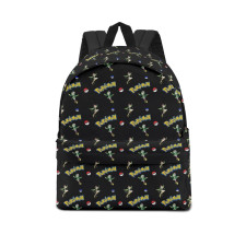 Pokemon Lilligant School Backpack Multicolor Schoolbag Rucksack - Hisuian Lilligant Character Series Art
