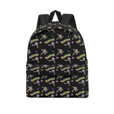Pokemon Hitmonlee School Backpack Multicolor Schoolbag Rucksack - Hitmonlee Character Series Art