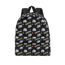 Pokemon Houndstone School Backpack Multicolor Schoolbag Rucksack - Houndstone Character Series Art