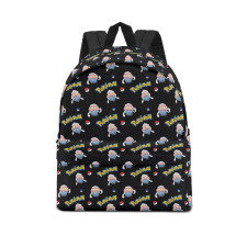 Pokemon Inkay School Backpack Multicolor Schoolbag Rucksack - Inkay Character Series Art
