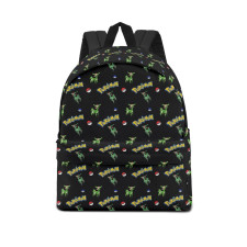 Pokemon Iron Leaves School Backpack Multicolor Schoolbag Rucksack - Iron Leaves Character Series Art