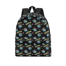 Pokemon Ivysaur School Backpack Multicolor Schoolbag Rucksack - Ivysaur Character Series Art