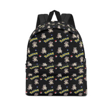 Pokemon Kangaskhan School Backpack Multicolor Schoolbag Rucksack - Kangaskhan Character Series Art