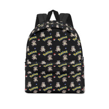 Pokemon Karrablast School Backpack Multicolor Schoolbag Rucksack - Karrablast Character Series Art