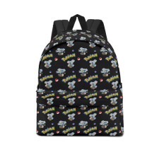 Pokemon Komala School Backpack Multicolor Schoolbag Rucksack - Komala Character Series Art