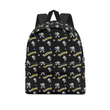 Pokemon Kubfu School Backpack Multicolor Schoolbag Rucksack - Kubfu Character Series Art