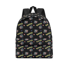 Pokemon Lechonk School Backpack Multicolor Schoolbag Rucksack - Lechonk Character Series Art