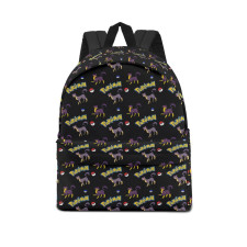 Pokemon Liepard School Backpack Multicolor Schoolbag Rucksack - Liepard Character Series Art