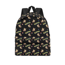 Pokemon Lillipup School Backpack Multicolor Schoolbag Rucksack - Lillipup Character Series Art
