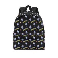 Pokemon Litwick School Backpack Multicolor Schoolbag Rucksack -Litwick Character Series Art
