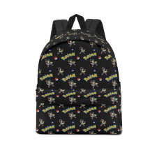 Pokemon Mega Lucario School Backpack Multicolor Schoolbag Rucksack - Mega Lucario Cartoon Art Series