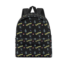 Pokemon Lucario School Backpack Multicolor Schoolbag Rucksack - Lucario Character Series Art