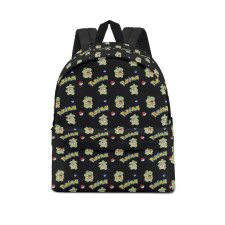 Pokemon Ludicolo School Backpack Multicolor Schoolbag Rucksack - Ludicolo Character Series Art
