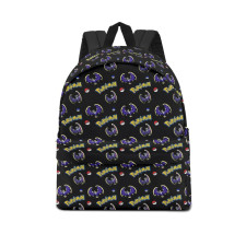 Pokemon Lunala School Backpack Multicolor Schoolbag Rucksack - Lunala Character Series Art