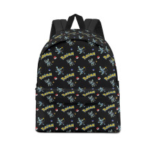 Pokemon Luxio School Backpack Multicolor Schoolbag Rucksack - Luxio Character Series Art