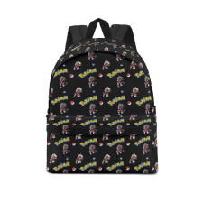 Pokemon Lycanroc MidnightInsulated School Backpack Multicolor Schoolbag Rucksack - Lycanroc Midnight Character Series Art