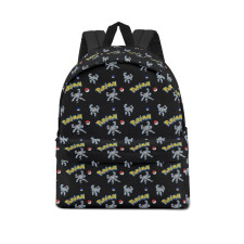Pokemon Machamp School Backpack Multicolor Schoolbag Rucksack - Machamp Character Series Art