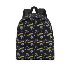 Pokemon Machoke School Backpack Multicolor Schoolbag Rucksack - Machoke Character Series Art