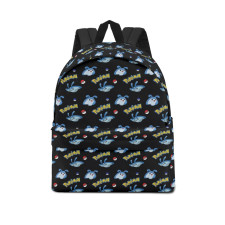 Pokemon Mantyke School Backpack Multicolor Schoolbag Rucksack - Mantyke Character Series Art