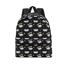 Pokemon Maushold School Backpack Multicolor Schoolbag Rucksack - Maushold Three Character Series Art