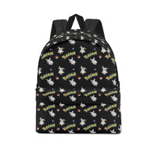 Pokemon Audino School Backpack Multicolor Schoolbag Rucksack - Mega Audino Character Series Art