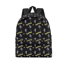Pokemon Mewtwo School Backpack Multicolor Schoolbag Rucksack - Mewtwo Character Series Art